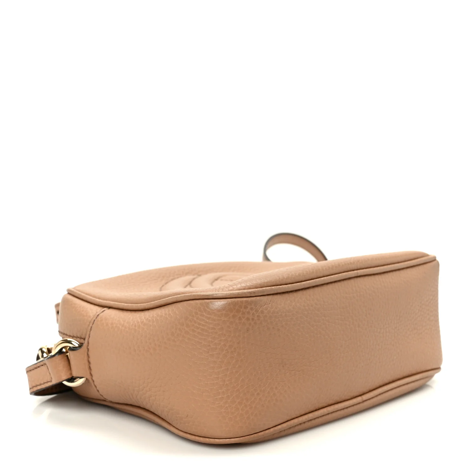 Pebbled Calfskin Small Soho Disco Bag Rose Beige - Image 4