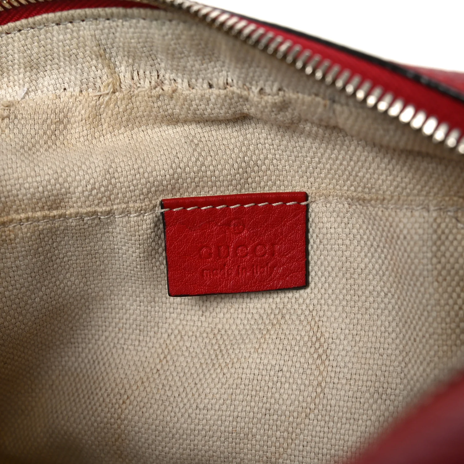 Pebbled Calfskin Small Soho Disco Bag Tabasco Red - Image 6