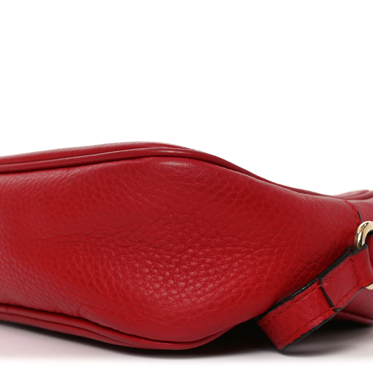 Pebbled Calfskin Small Soho Disco Bag Tabasco Red - Image 9