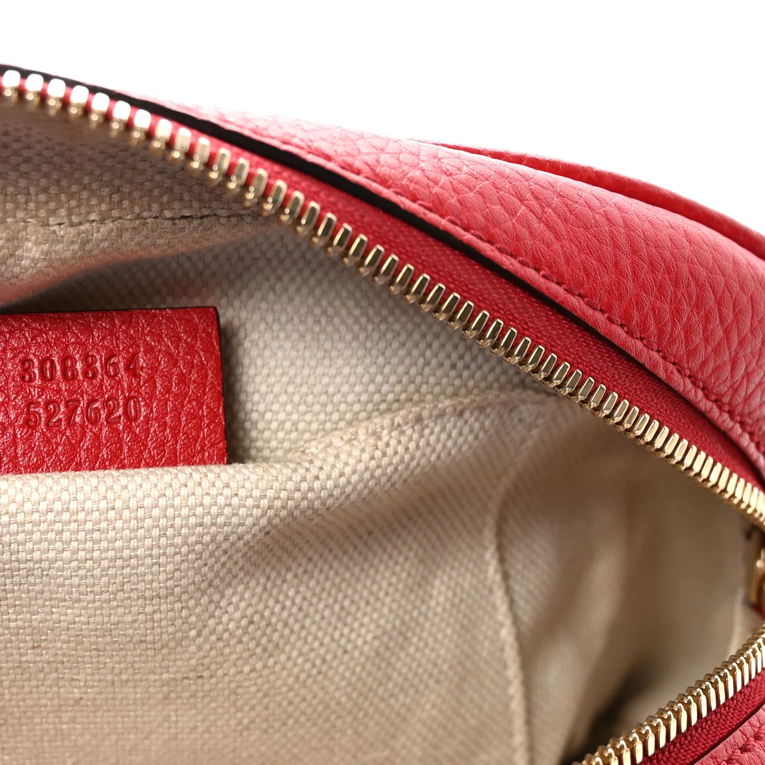 Pebbled Calfskin Small Soho Disco Bag Tabasco Red - Image 7