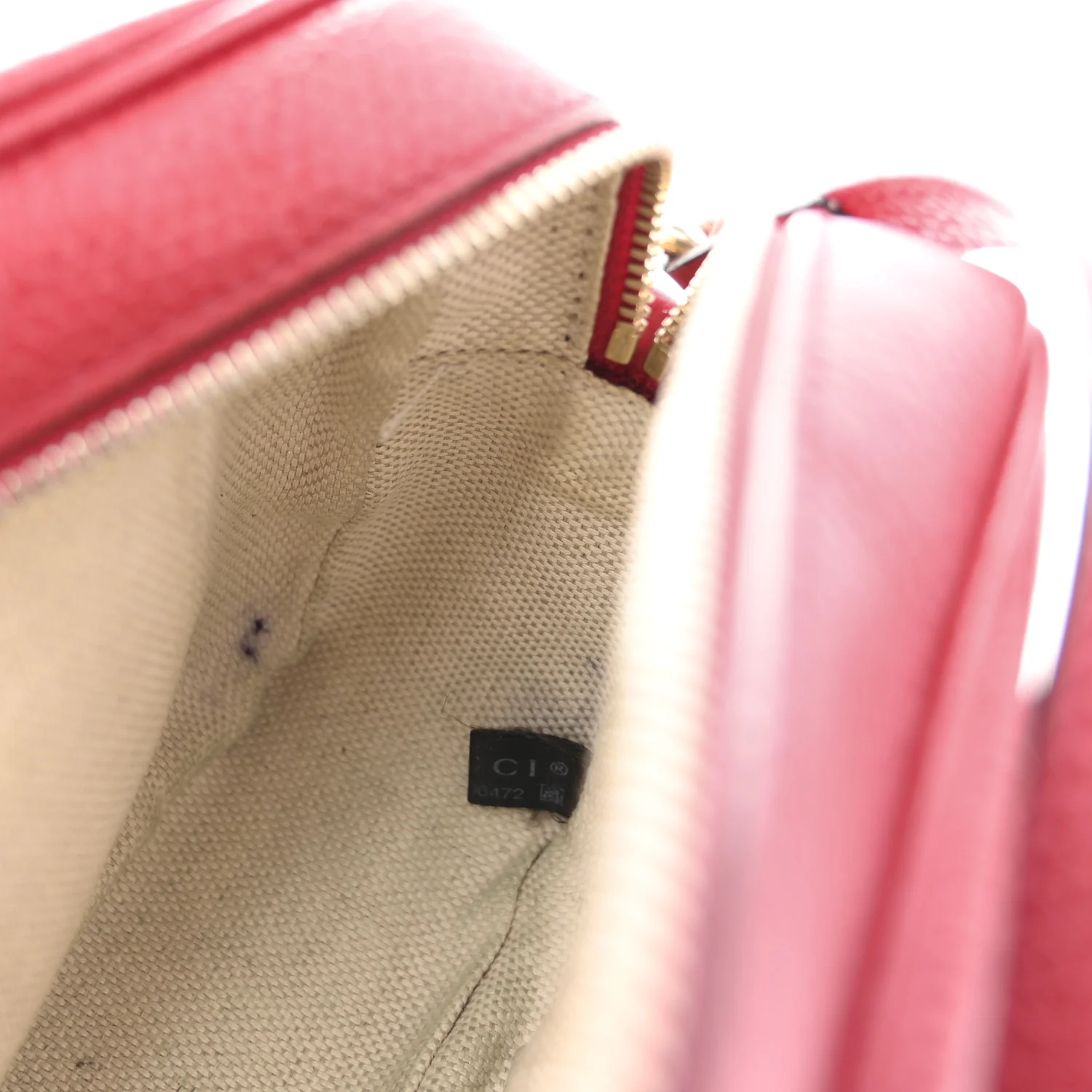 Pebbled Calfskin Small Soho Disco Bag Tabasco Red - Image 11