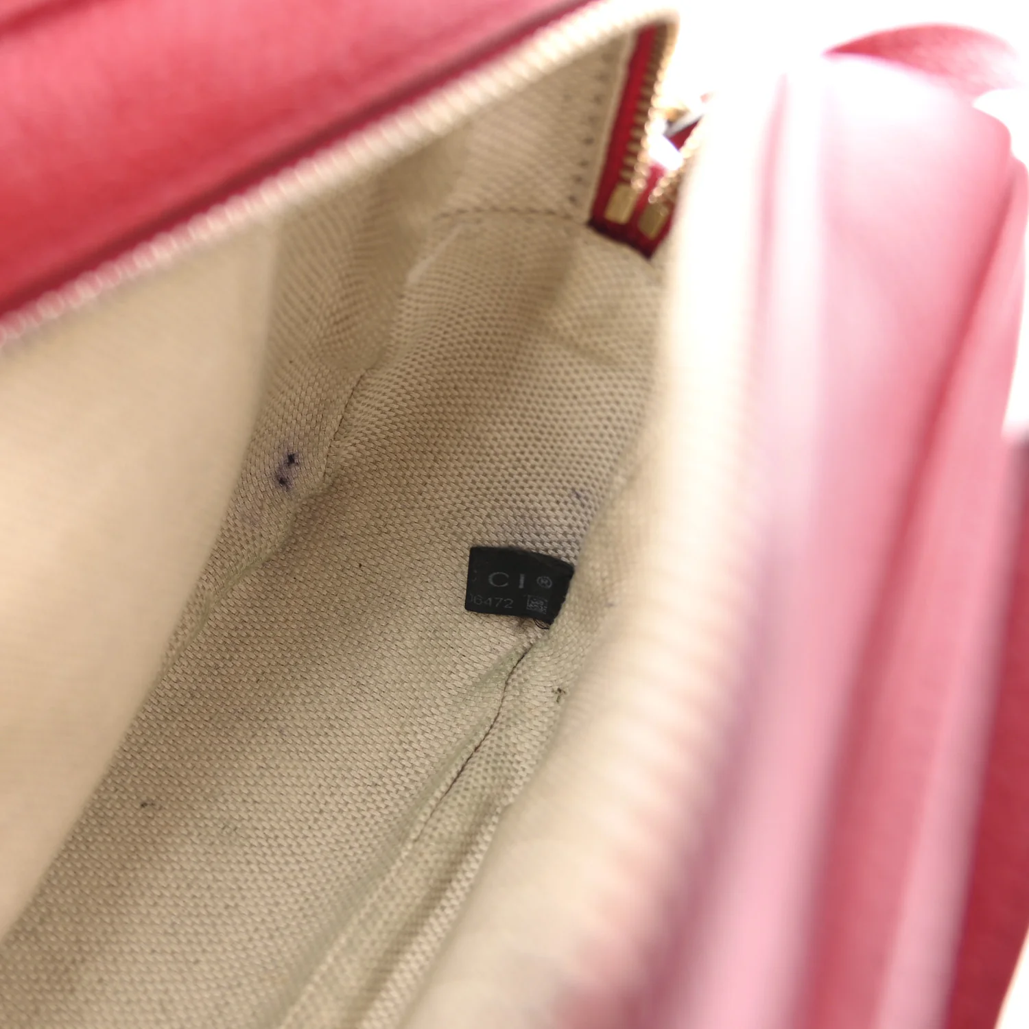 Pebbled Calfskin Small Soho Disco Bag Tabasco Red - Image 12