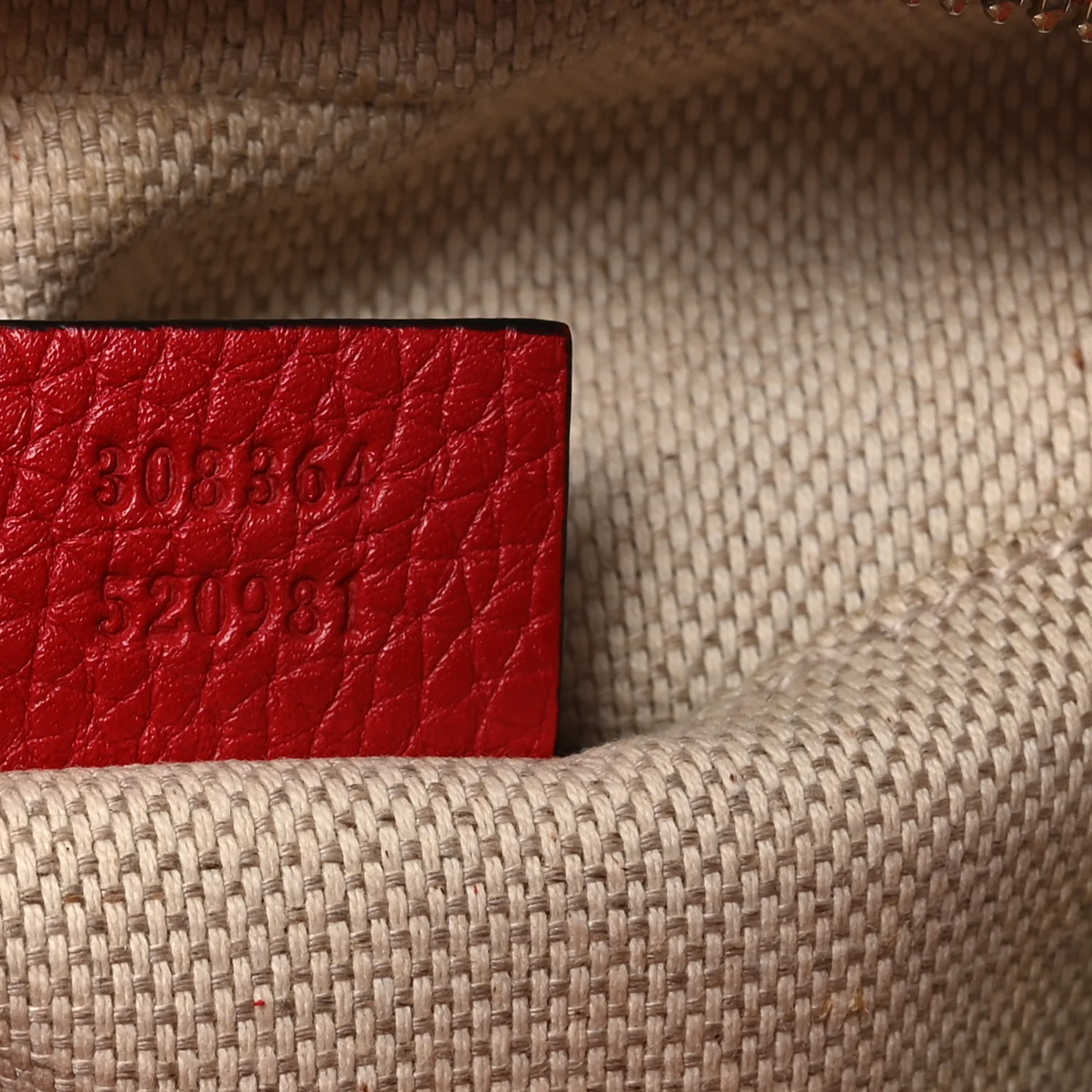 Pebbled Calfskin Small Soho Disco Bag Tabasco Red - Image 7