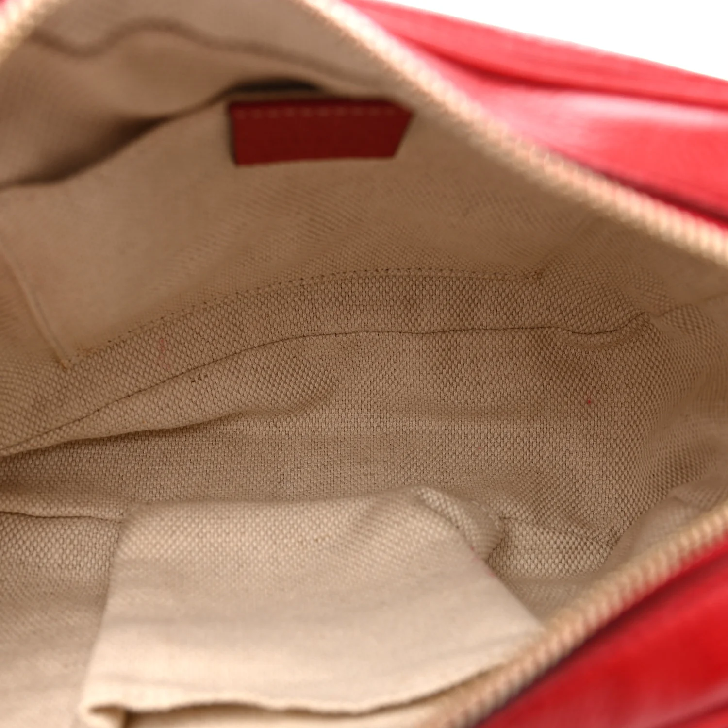 Pebbled Calfskin Small Soho Disco Bag Vibrant Red - Image 5