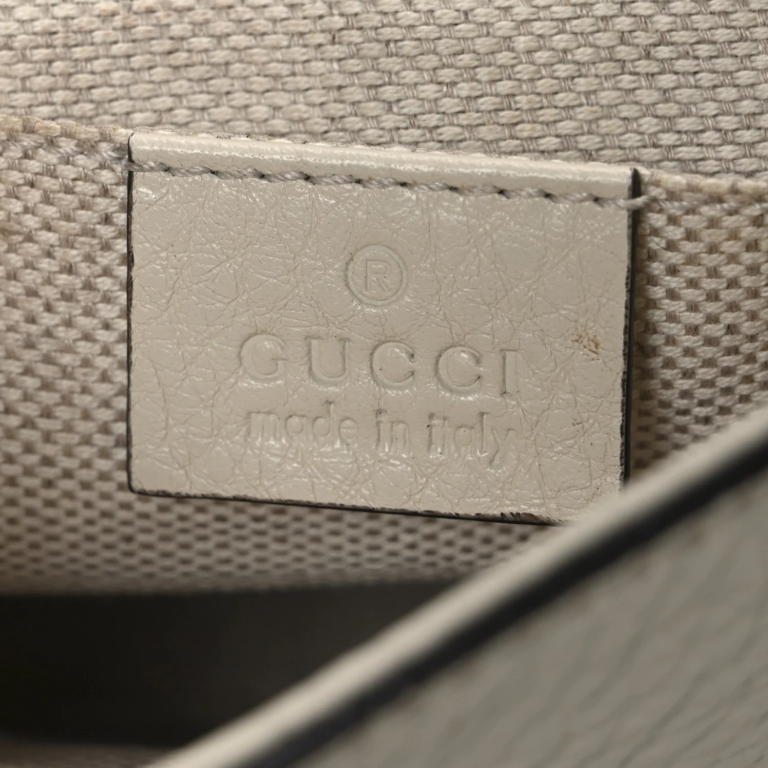 Pebbled Calfskin Small Soho Flap Crossbody Off White - Image 6