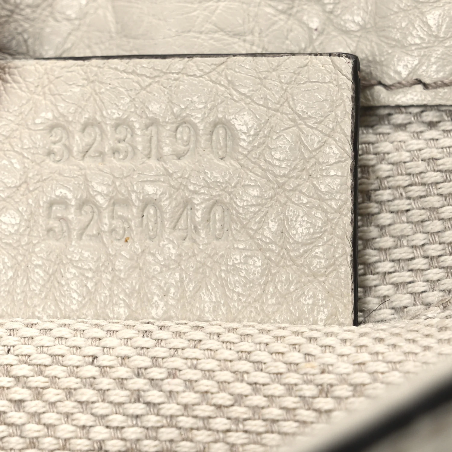 Pebbled Calfskin Small Soho Flap Crossbody Off White - Image 7
