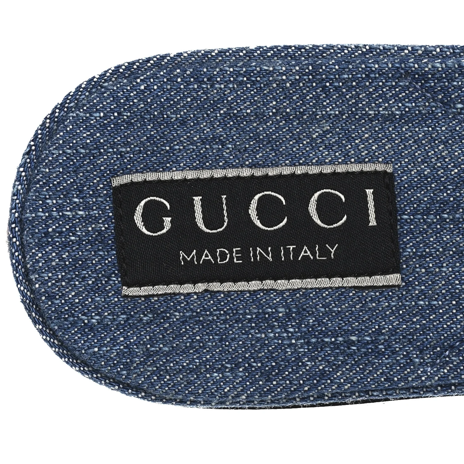 Plain Spain Denim Logo Slide Sandals 37.5 Light Blue - Image 8