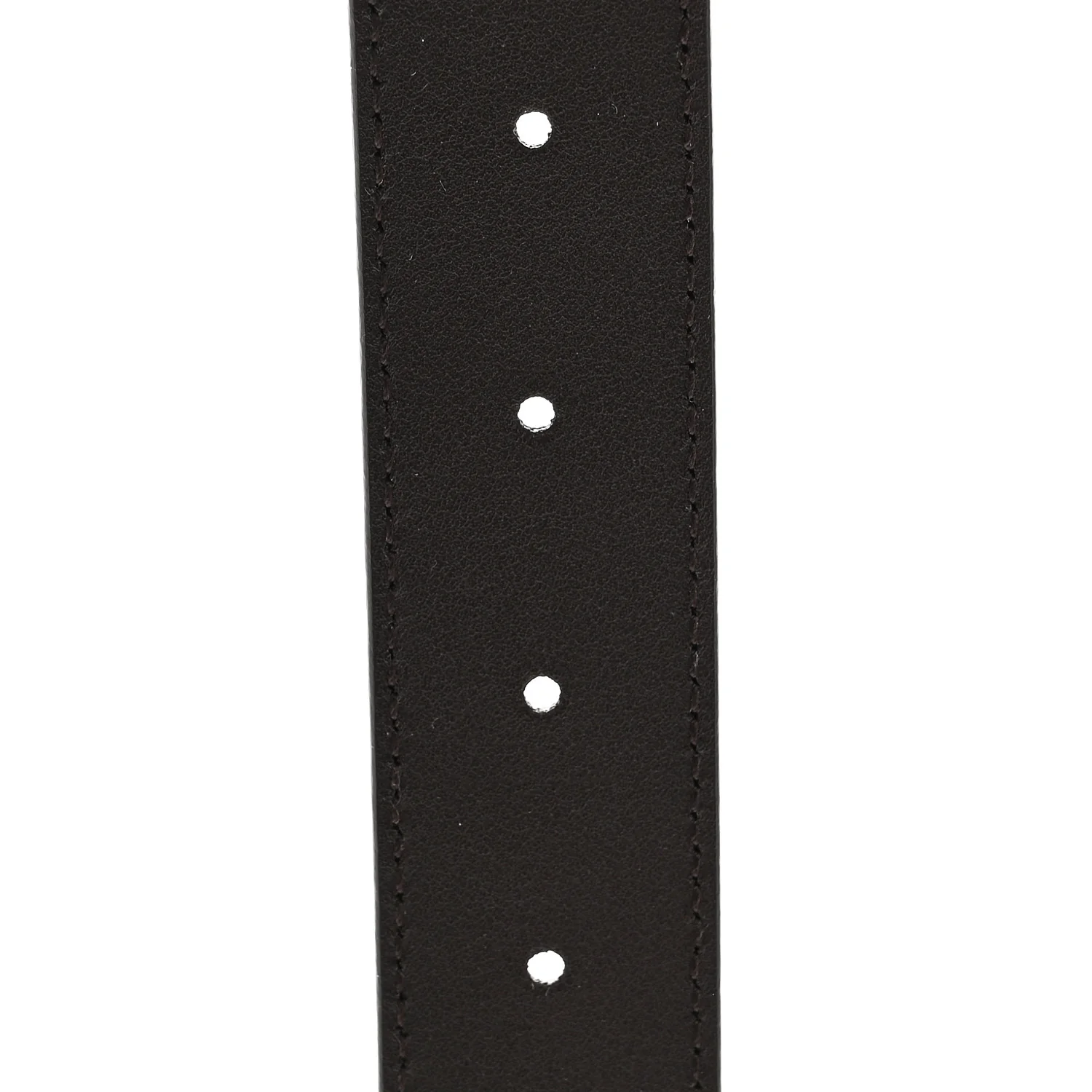Plutone Calfskin Plaque GG 30mm Belt 85 34 Cocoa - Image 4