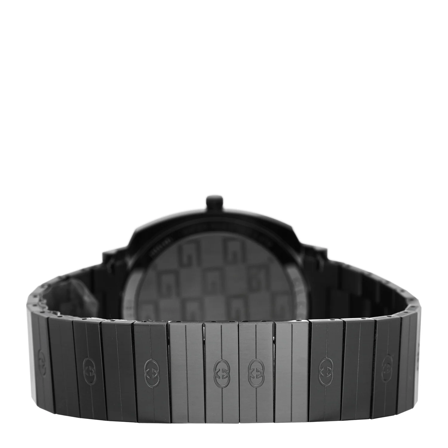 PVD Stainless Steel 38mm Grip Quartz Watch Black - Image 3