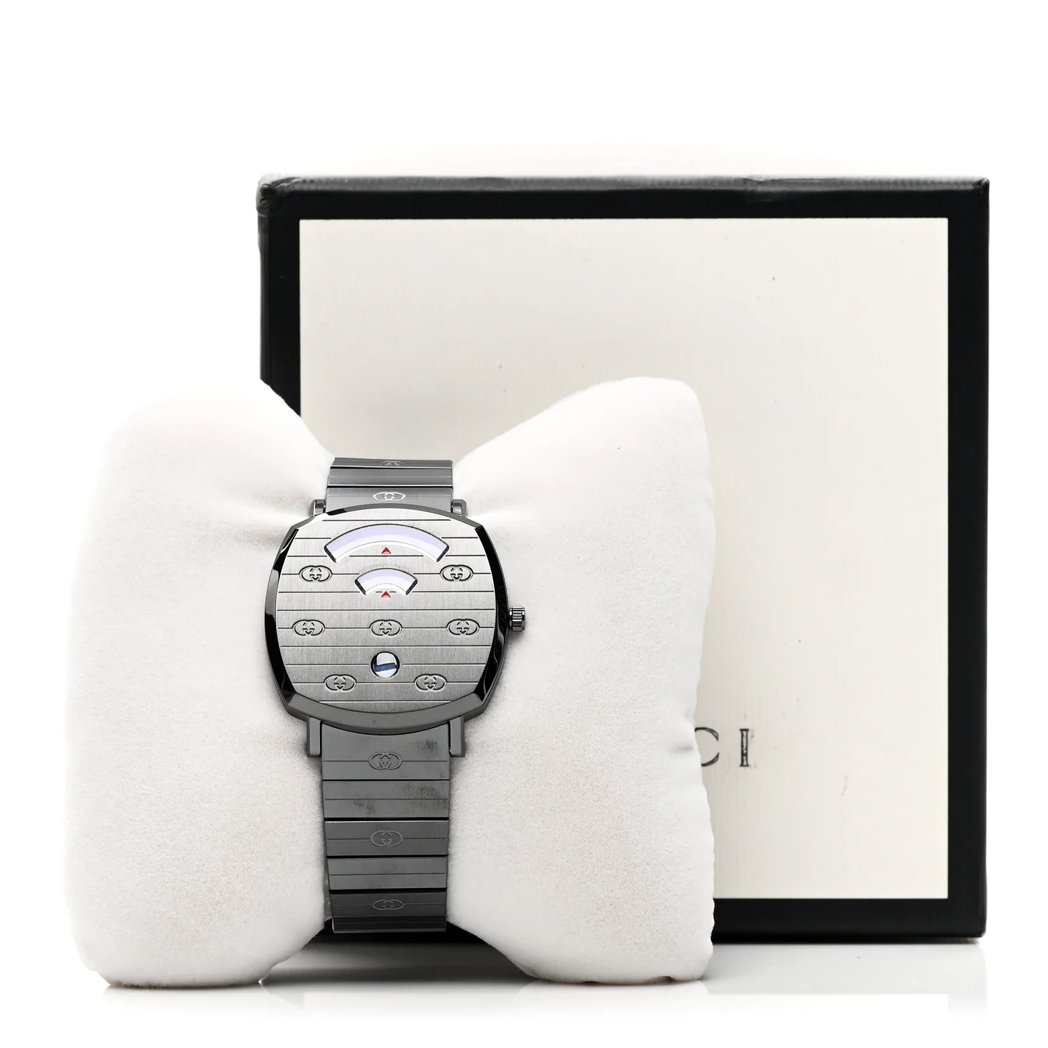 PVD Stainless Steel 38mm Grip Quartz Watch Black - Image 5
