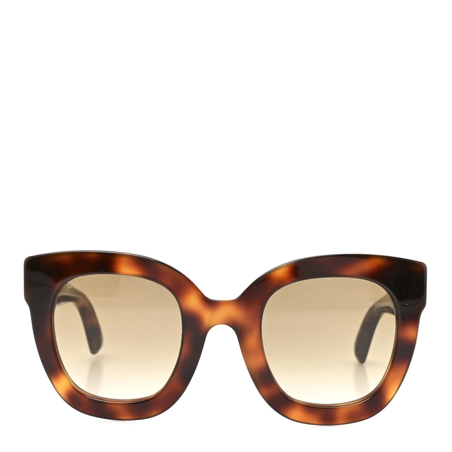 Round Frame Star Sunglasses GG0208S Tortoise - Image 2