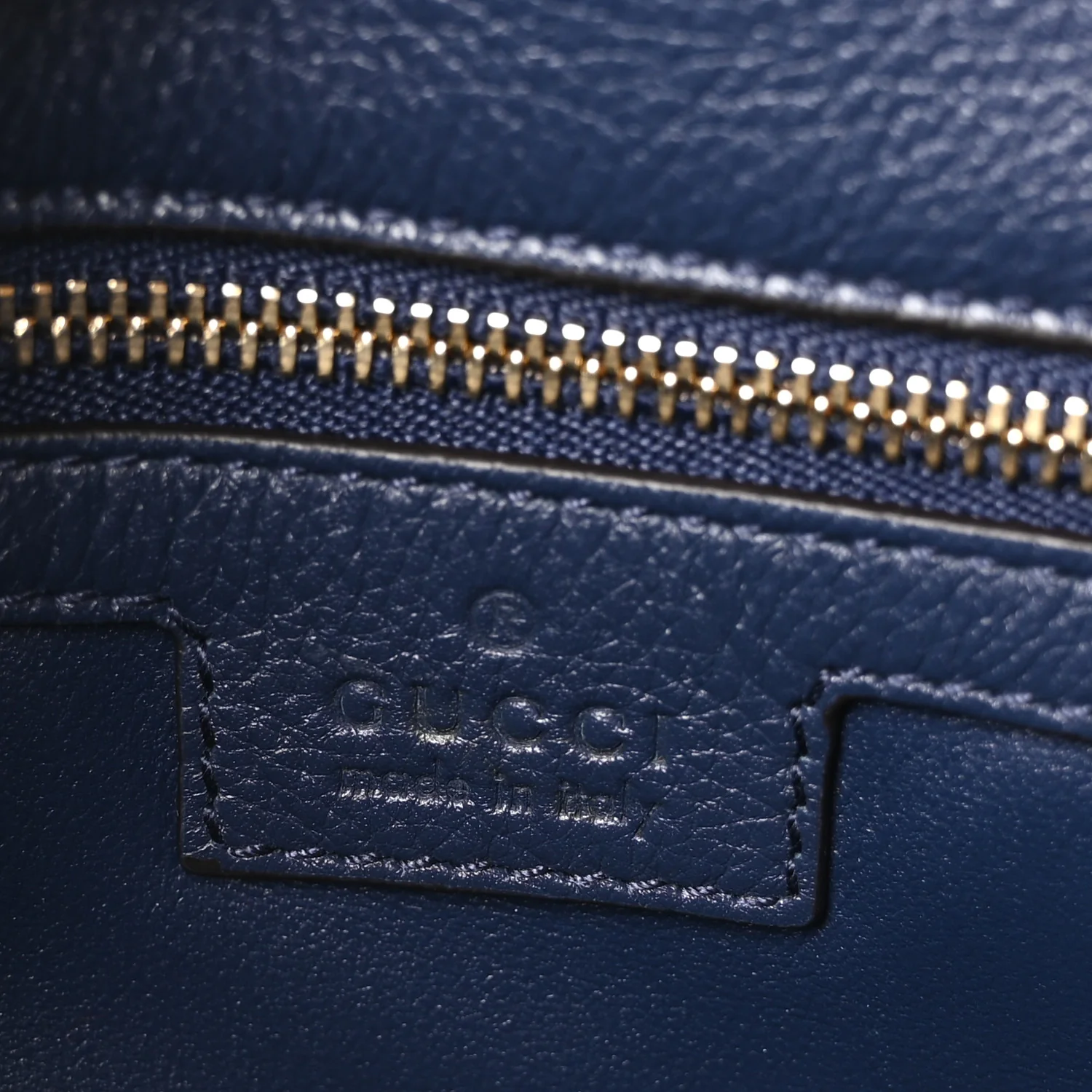 Roxy Calfskin Web Medium Blondie Top Handle Shoulder Flap Bag Blue Agata - Image 5