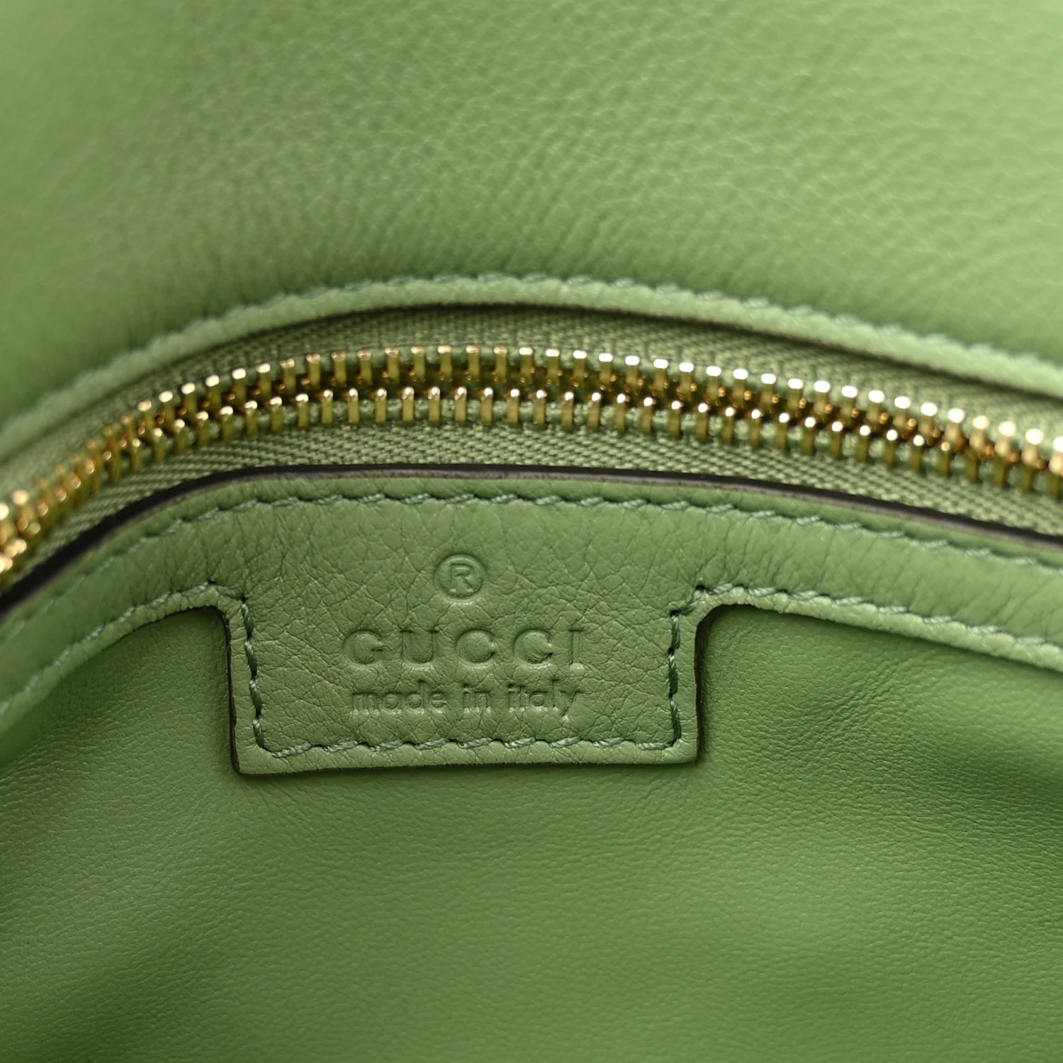 Roxy Calfskin Web Medium Blondie Top Handle Shoulder Flap Bag Salamander Green - Image 6