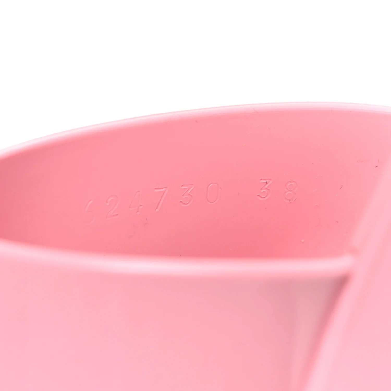Rubber Gucci Logo Womens Platform 20/60mm Slide Sandals 38 Wild Rose - Image 9
