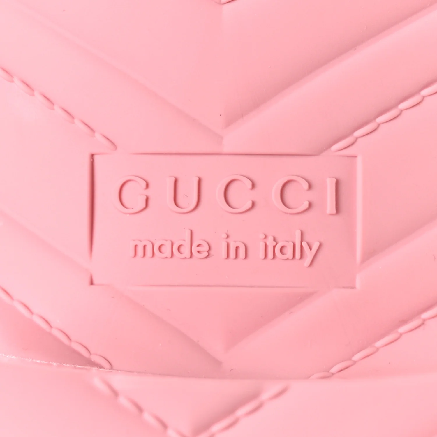 Rubber Gucci Logo Womens Platform 20/60mm Slide Sandals 38 Wild Rose - Image 7