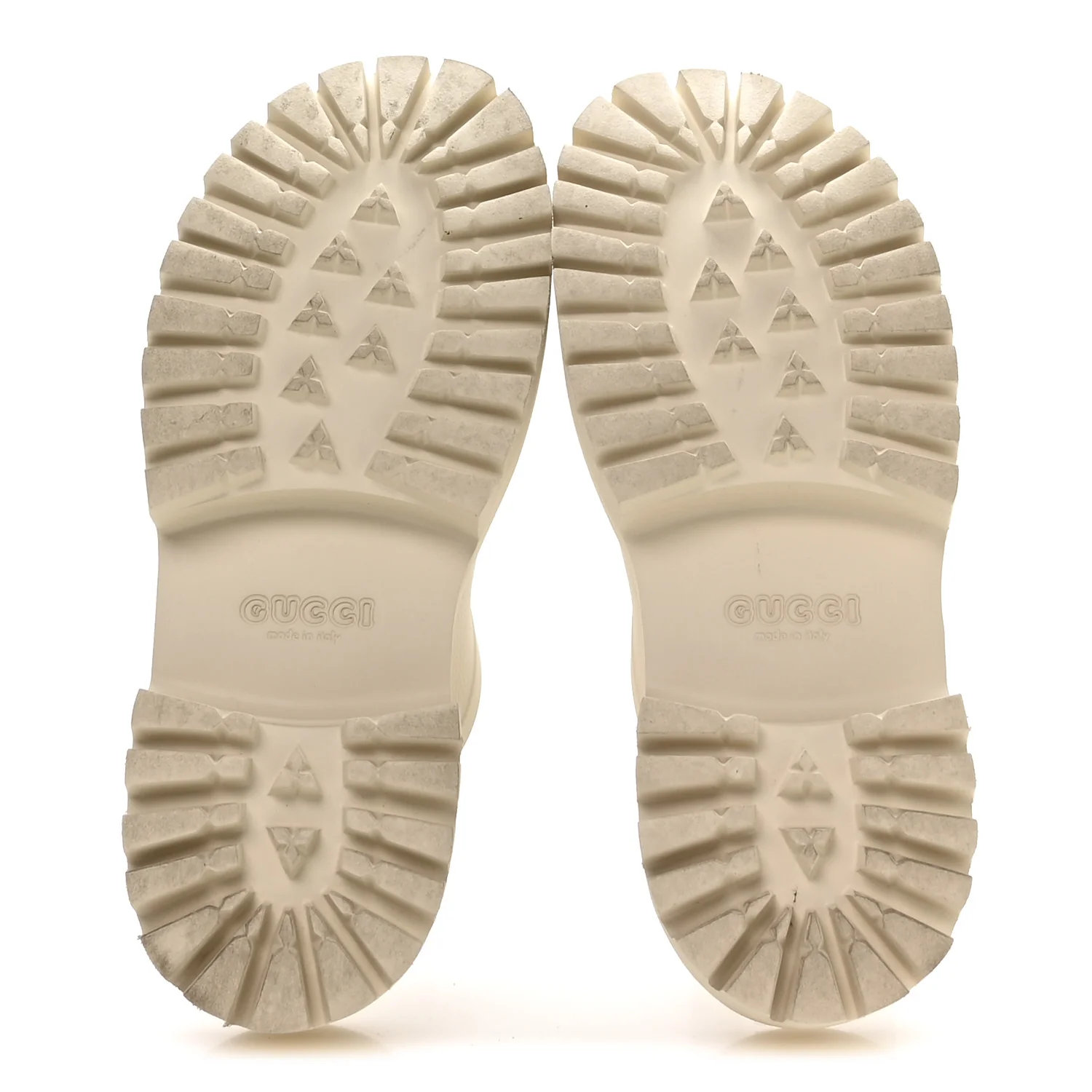 Rubber Monogram GG Go Through Platform Slide Clogs 41 Mystic White - Image 6