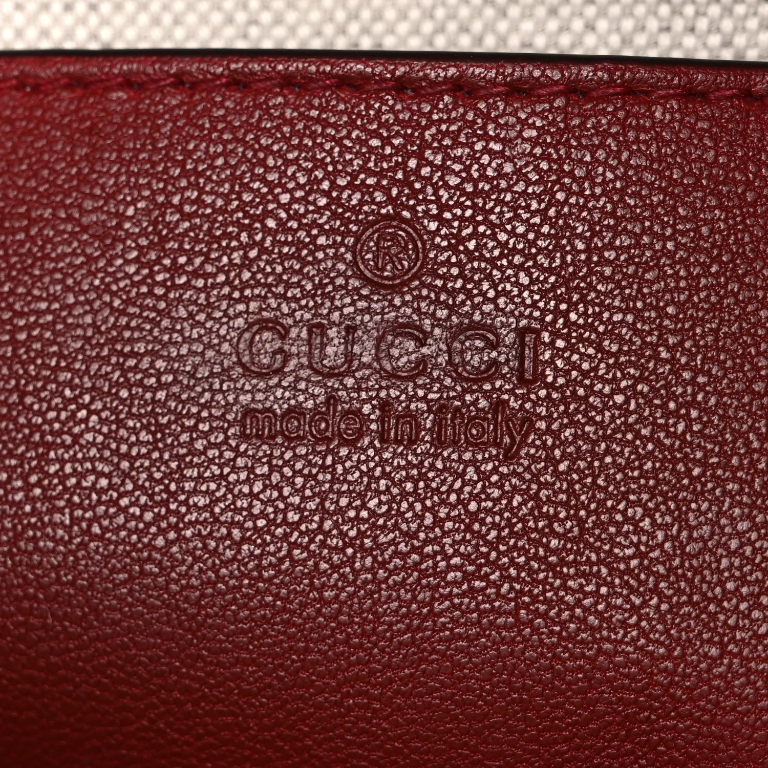 Sakai Be Green Calfskin Diagonal Stitched Blondie Top Handle Bag Rosso - Image 6