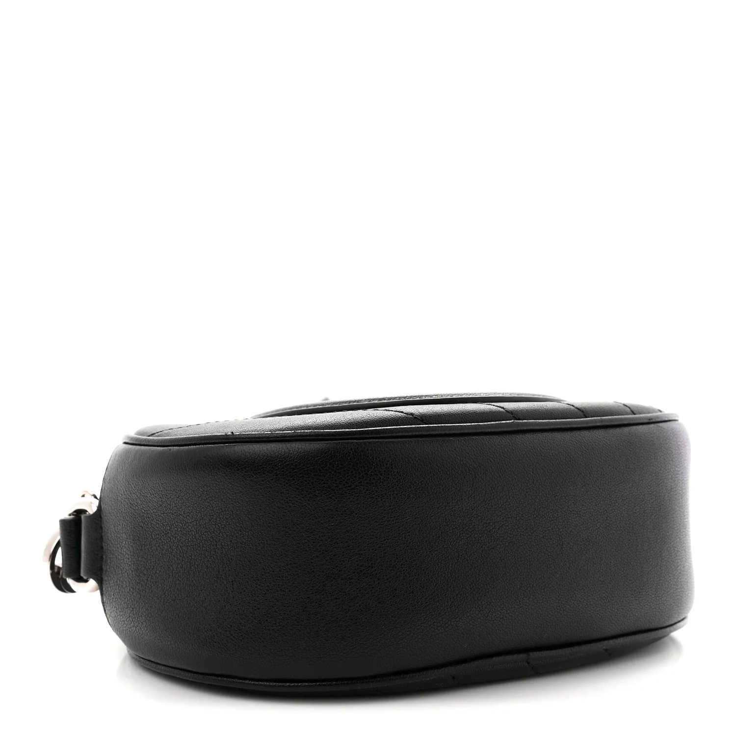 Sakai Be Green Calfskin Diagonal Stitched Mini Blondie Shoulder Bag Black - Image 4