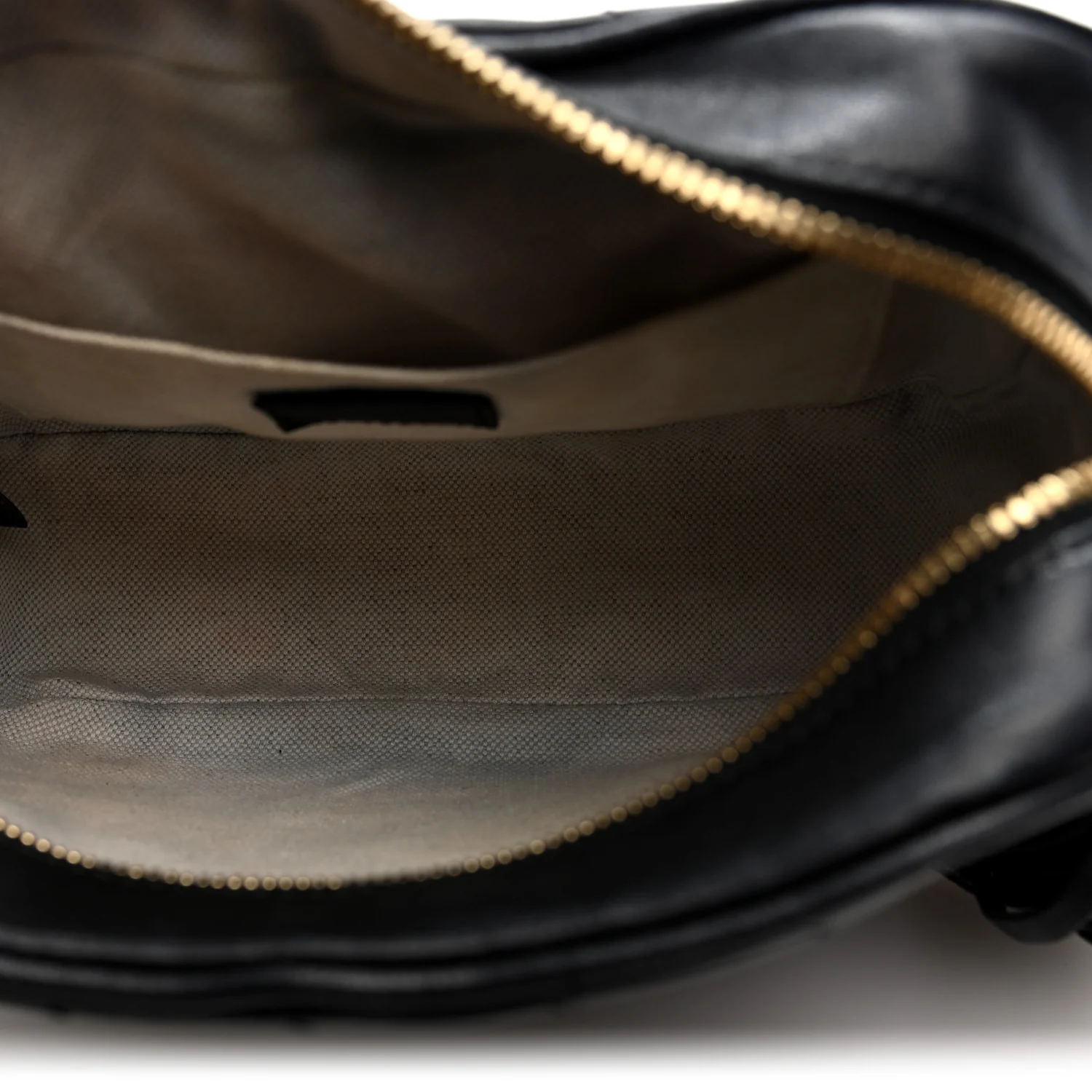 Sakai Be Green Calfskin Diagonal Stitched Small Blondie Shoulder Bag Black - Image 5