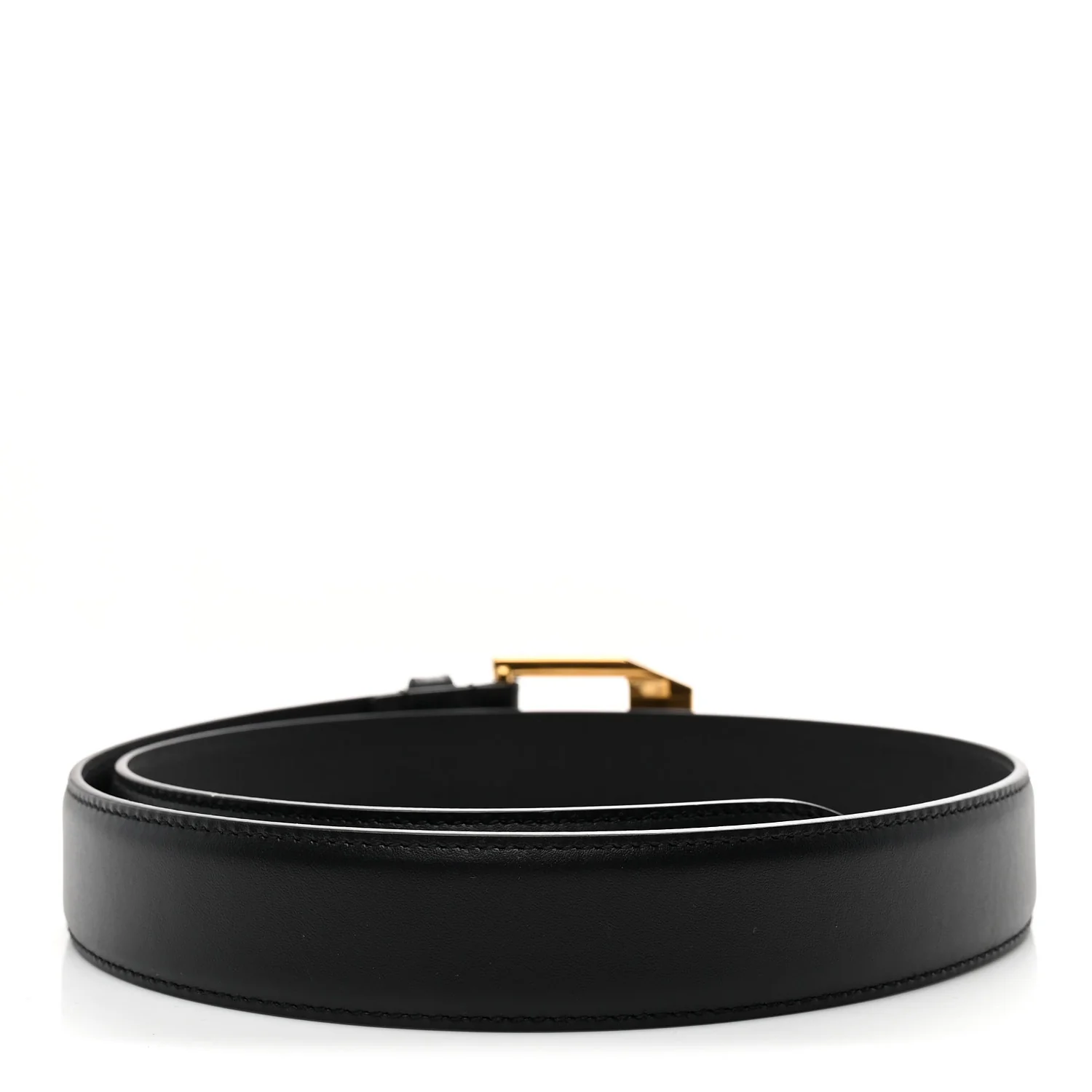 Selleria Calfskin 30mm Belt 80 32 Black - Image 2