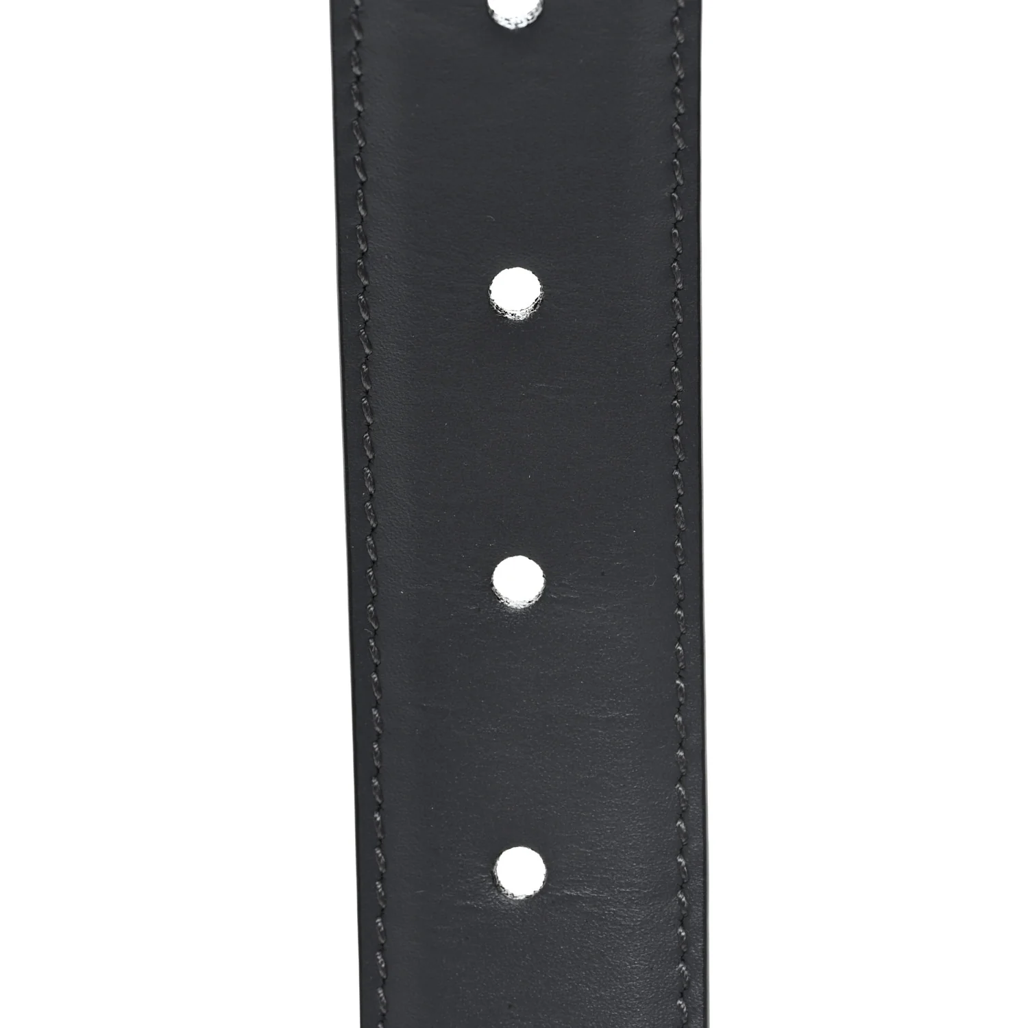 Selleria Calfskin GG Supreme Monogram Reversible Belt 95 38 Graphite Grey Black - Image 4