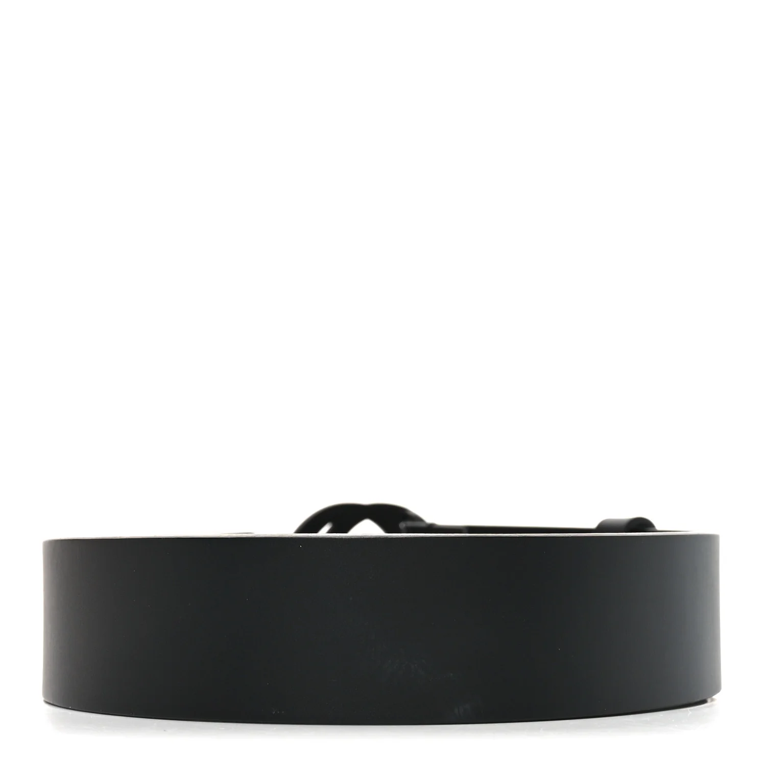 Selleria Calfskin Monochrome Interlocking G 37mm Belt 80 32 Black - Image 2