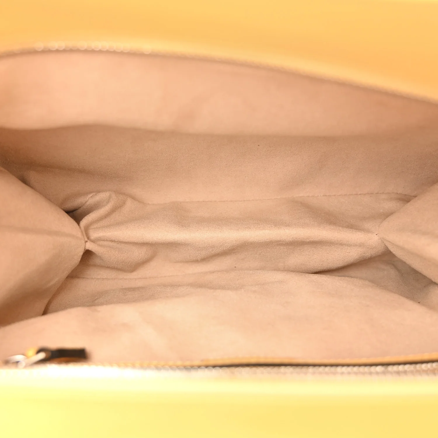 Senna Calfskin Petite GG Small Tote Bag Sunny Yellow - Image 5