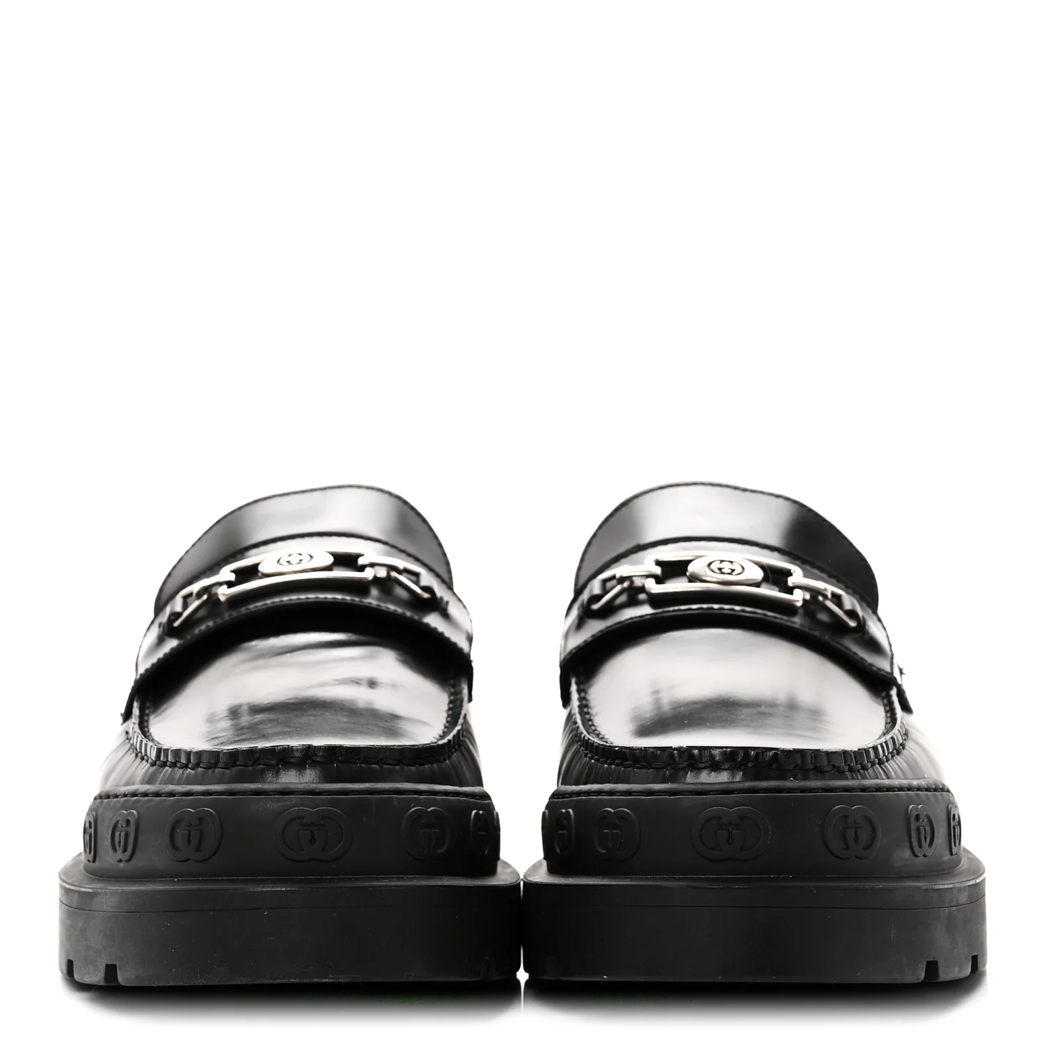 Sherlin Millennial Ribot Mens Platform Loafers 10 Black - Image 3