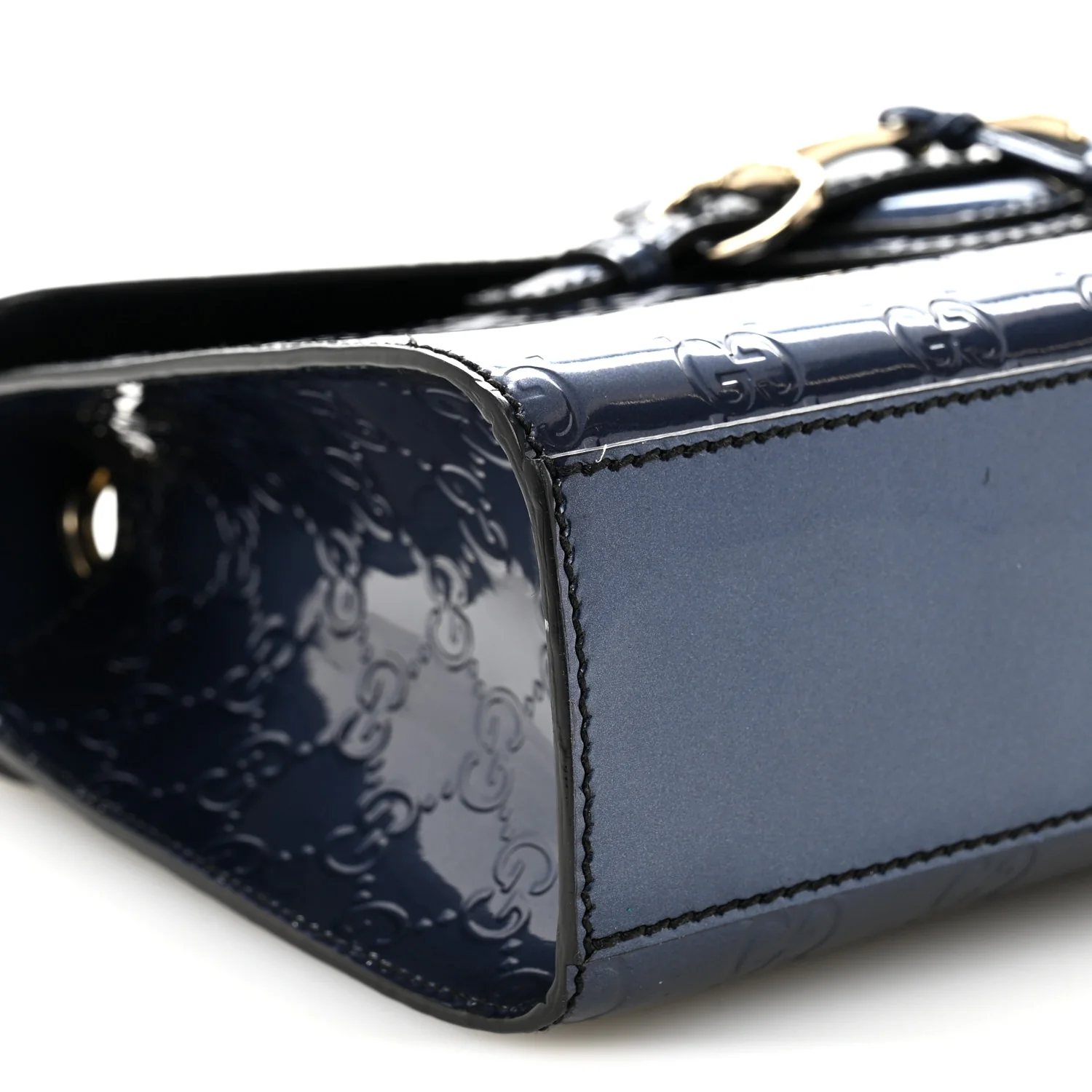 Shine Guccissima Medium Emily Chain Shoulder Bag Melanzana - Image 9