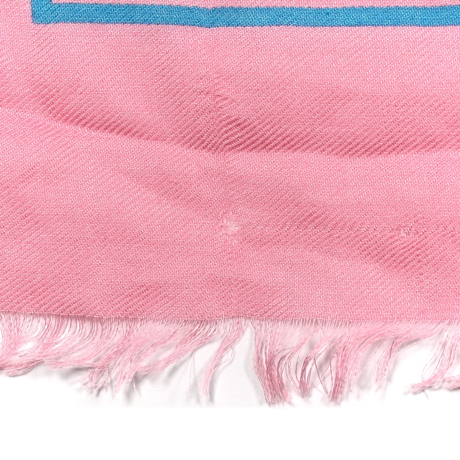 Silk Twill GG Monogram Bee Scarf Roseate Sky Blue - Image 3