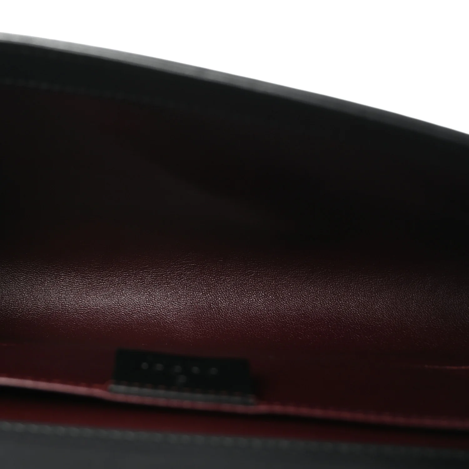 Smooth Calfskin Small Zumi Top Handle Shoulder Bag Black - Image 5