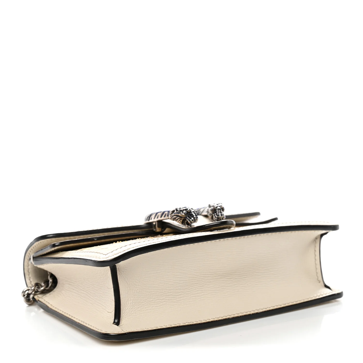 Snakeskin Azalea Calfskin Enamel Super Mini Dionysus Shoulder Bag New Rock White Electric Blue - Image 4