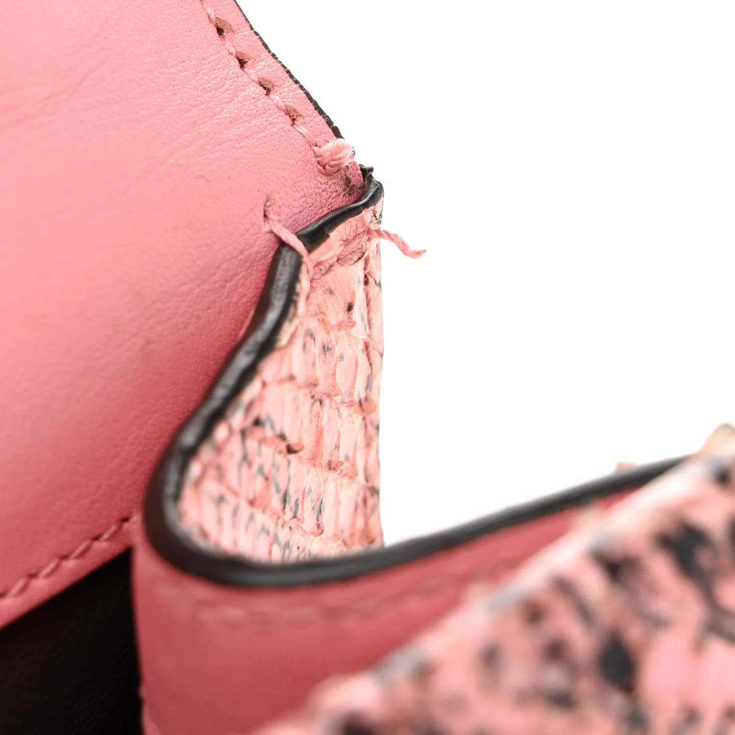 Snakeskin Enamel Mini Dionysus Shoulder Bag Pastel Pink - Image 12