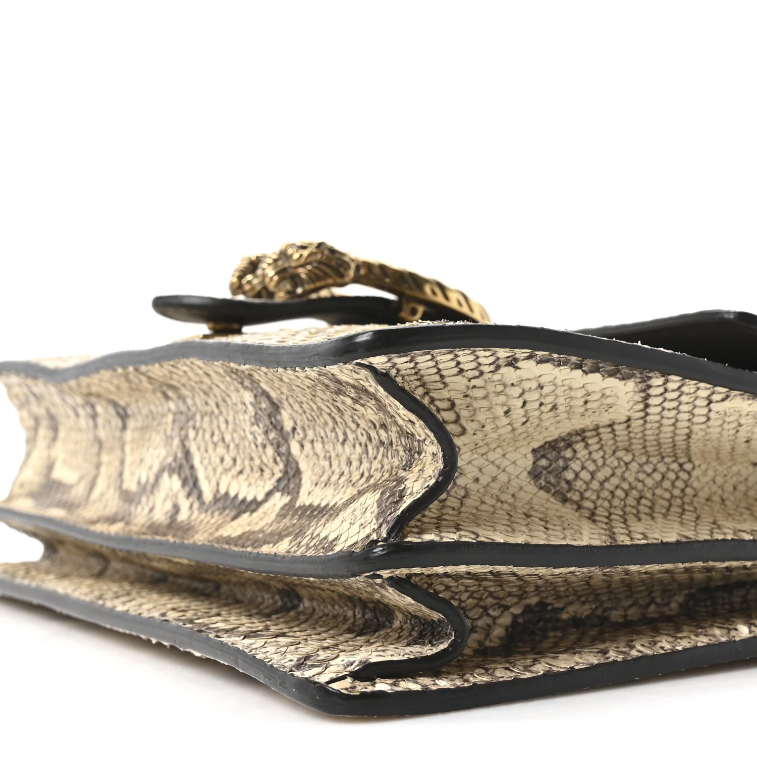 Snakeskin Web Medium Dionysus Shoulder Bag Natural - Image 10