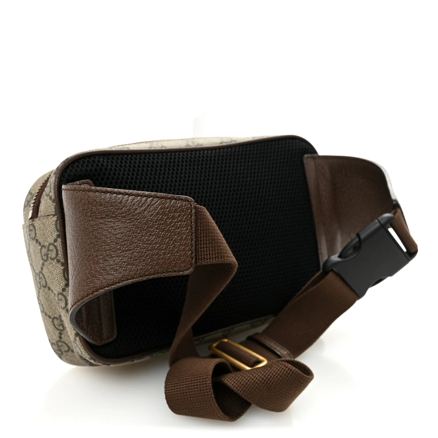 Soft GG Supreme Monogram Medium Ophidia Belt Bag Dark Brown - Image 2
