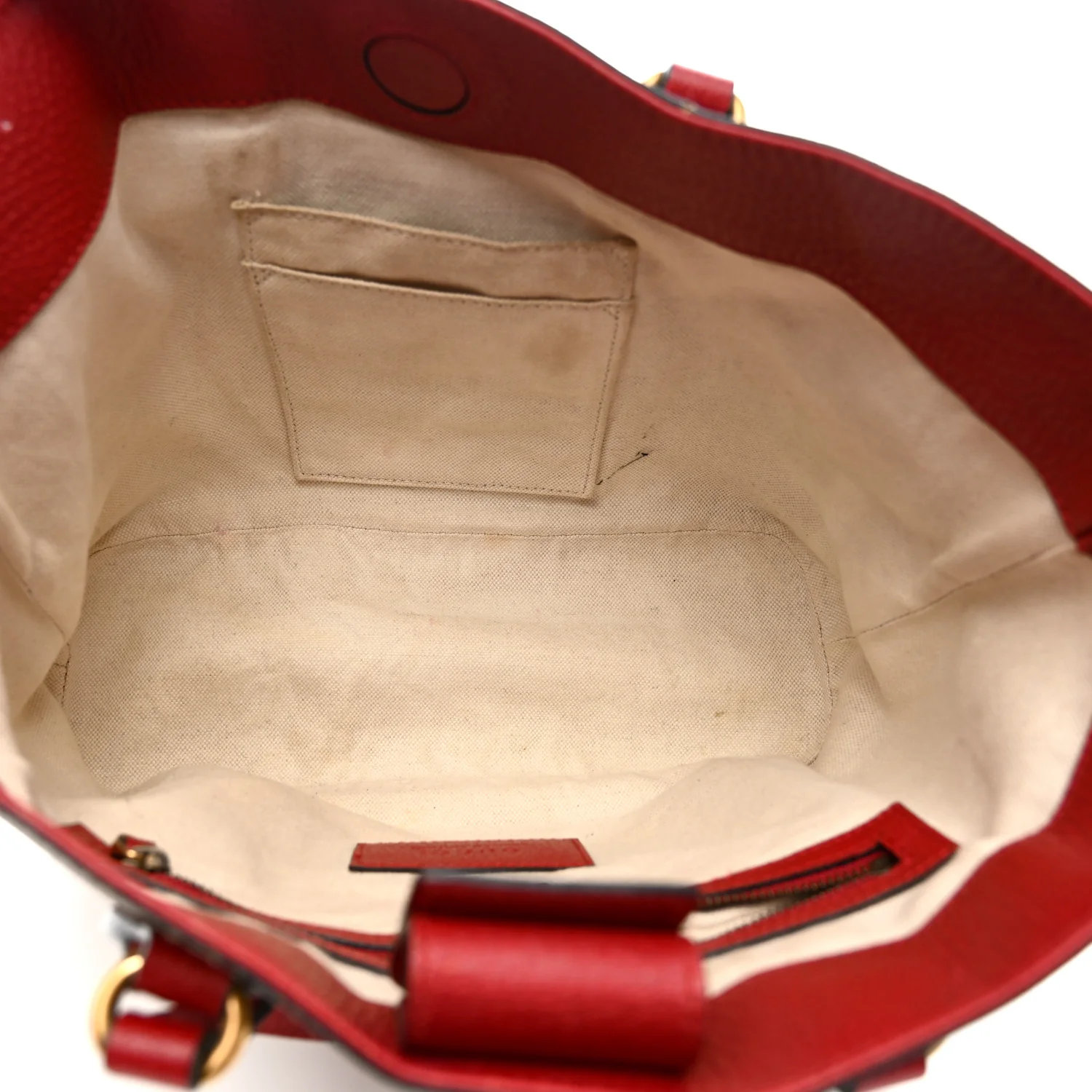 Soft GG Supreme Monogram Web Bosco Patch Small Crossbody Tote Beige Malva Hibiscus Red - Image 5