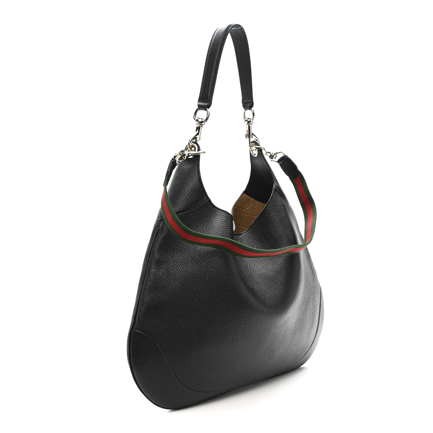Soft Grained Calfskin Maxi B Hobo Black - Image 4