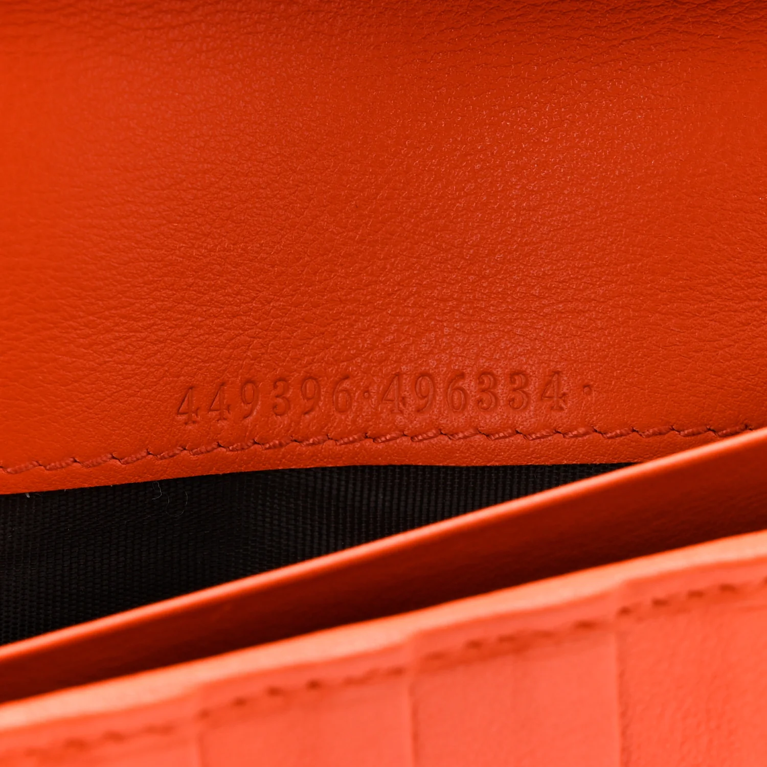 Soft Microguccissima Continental Wallet Sun Orange - Image 8