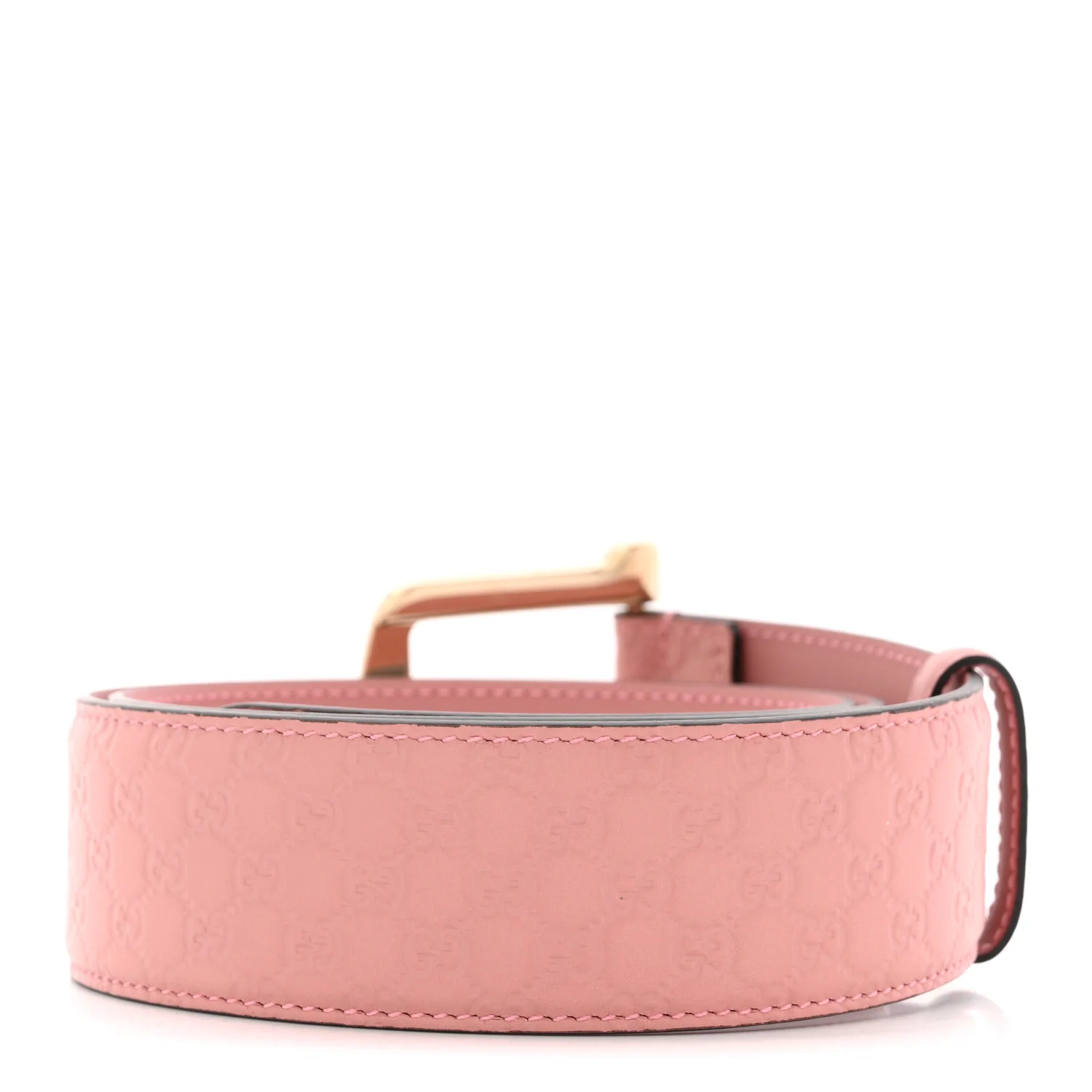 Soft Microguccissima Margaux Calfskin Belt 80 32 Soft Pink - Image 2
