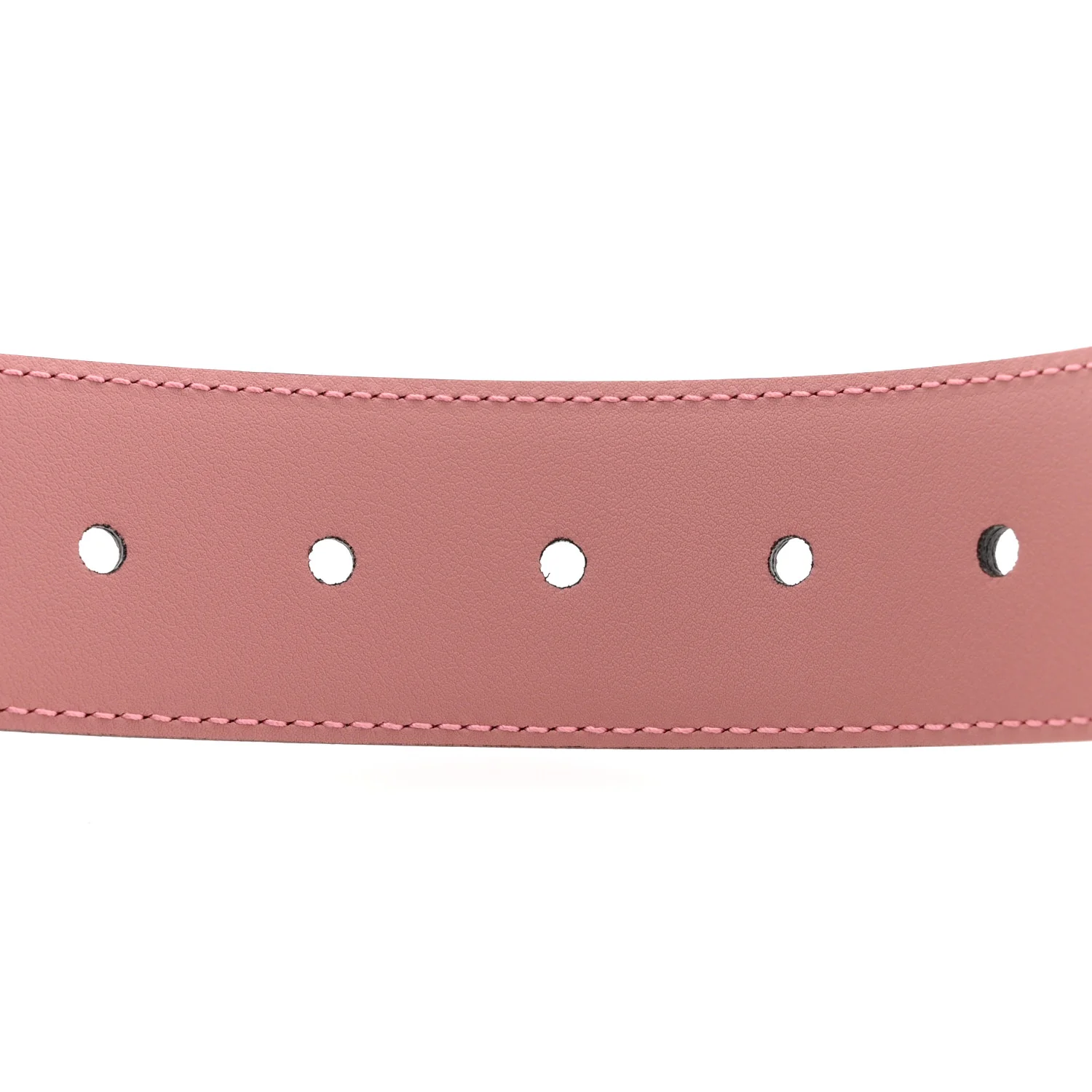 Soft Microguccissima Margaux Calfskin Belt 80 32 Soft Pink - Image 4