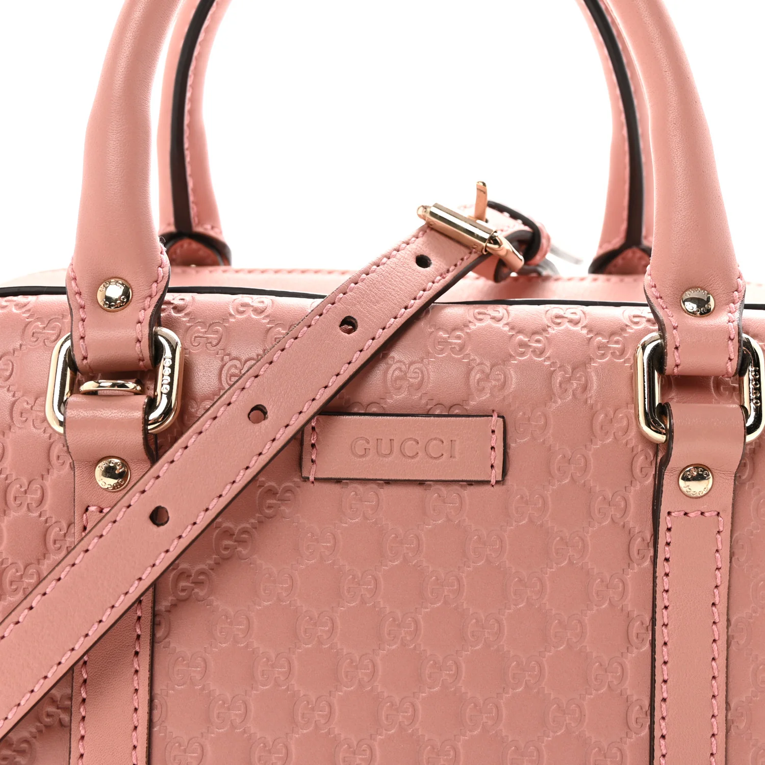 Soft Microguccissima Medium Crossbody Bag Soft Pink - Image 8