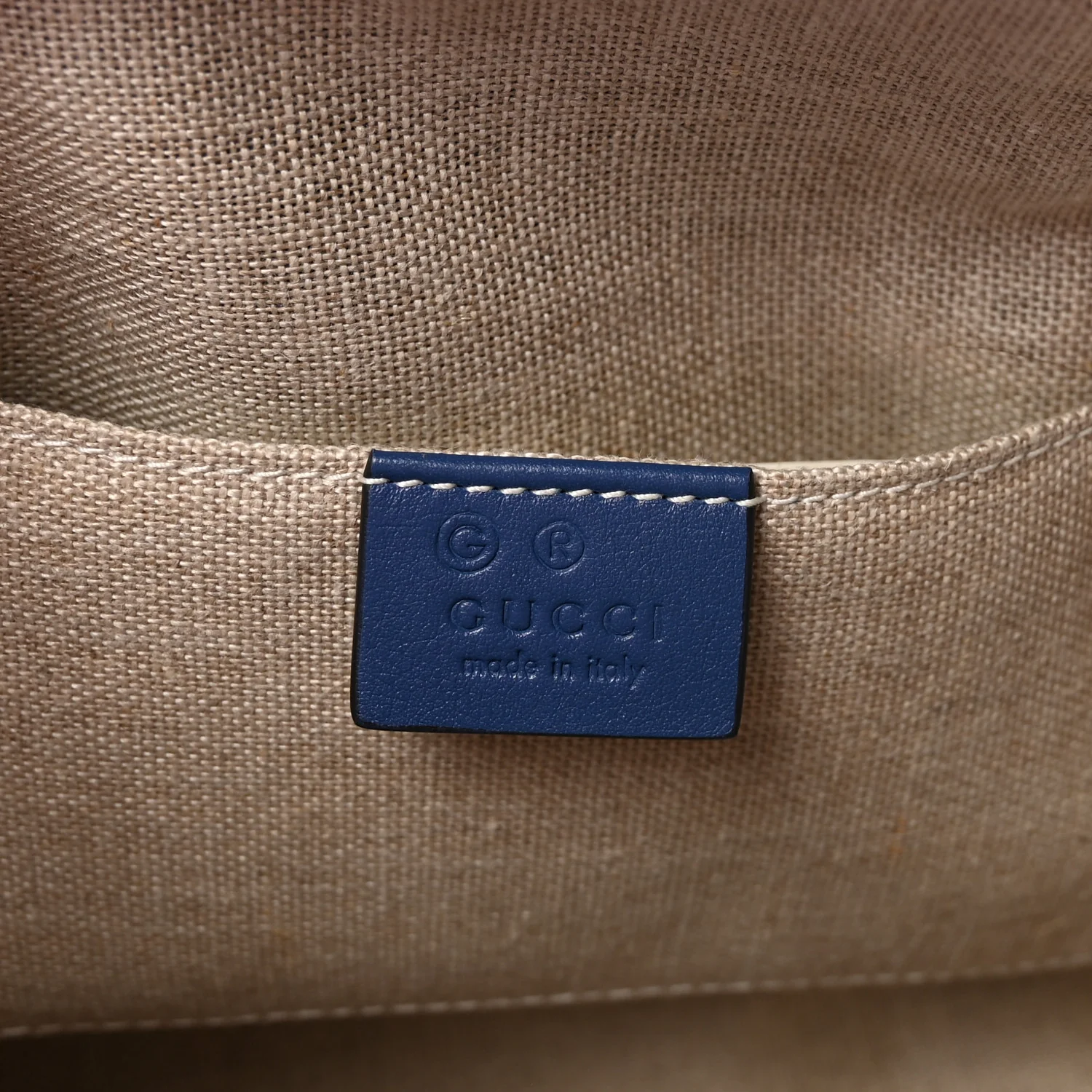 Soft Microguccissima Mini Dome Bag Blue - Image 6