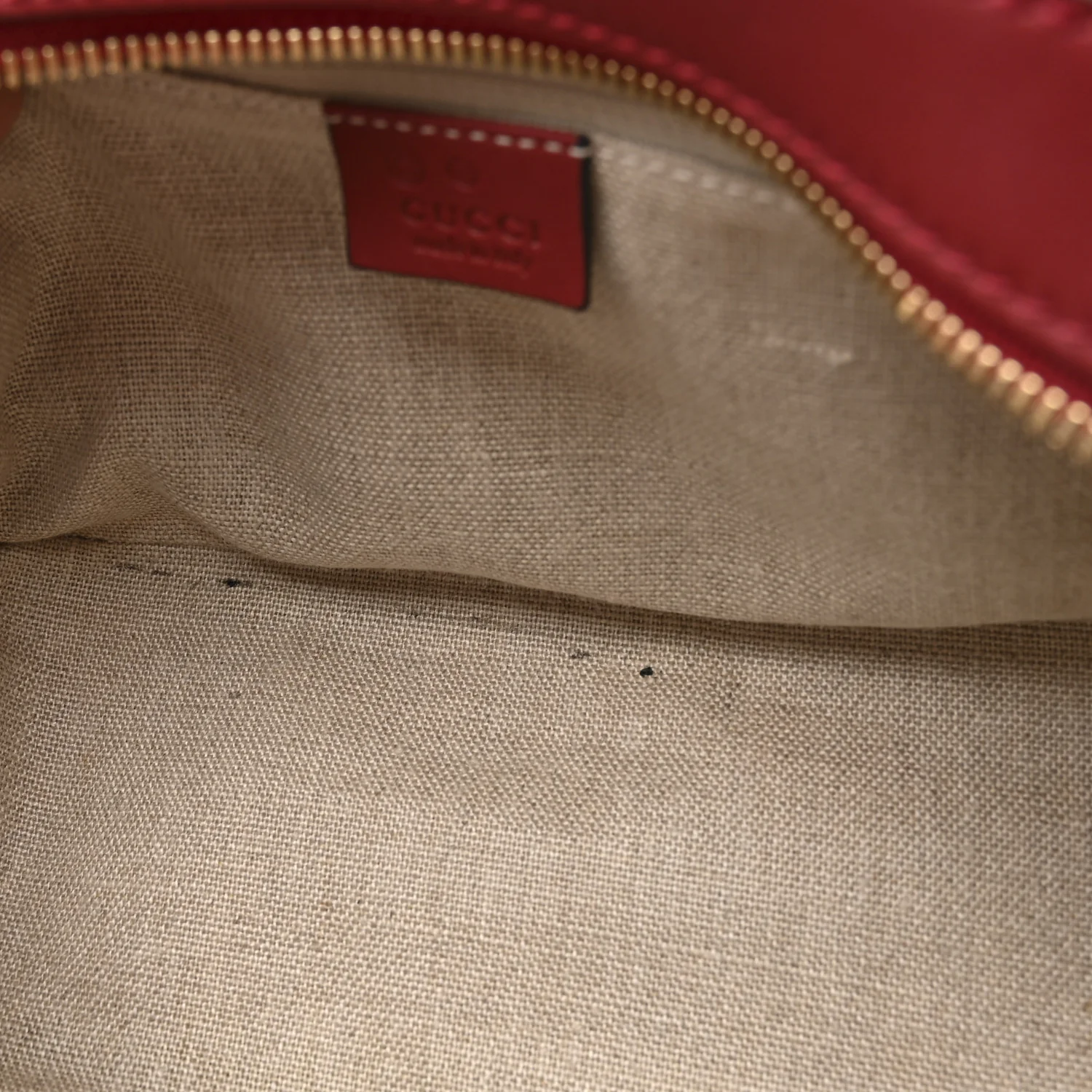 Soft Microguccissima Small Crossbody Bag Rosso - Image 11