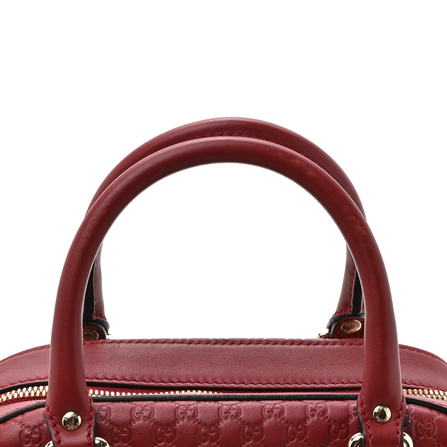 Soft Microguccissima Small Crossbody Bag Rosso - Image 13