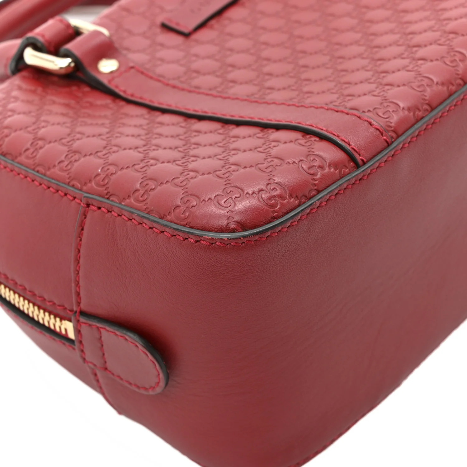 Soft Microguccissima Small Crossbody Bag Rosso - Image 14