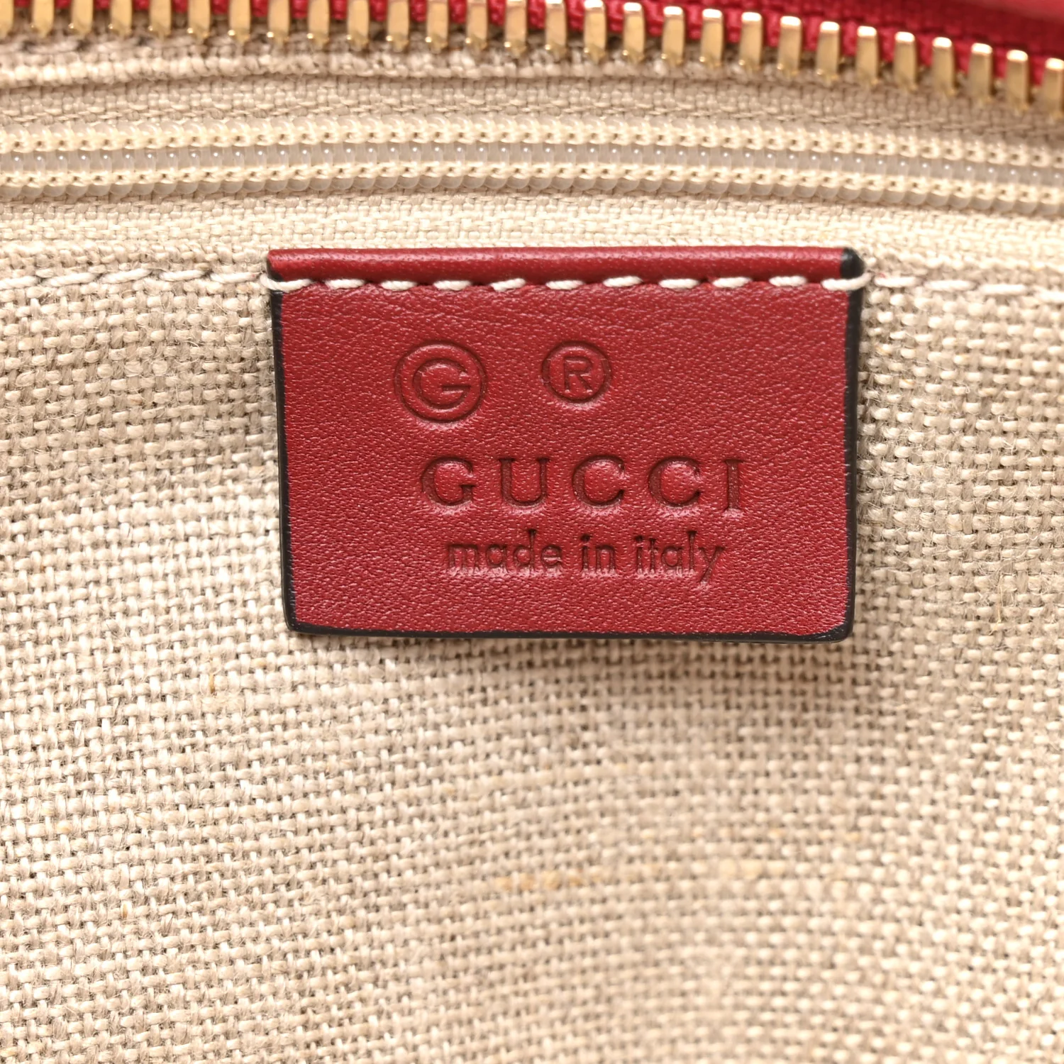 Soft Microguccissima Small Crossbody Bag Rosso - Image 6