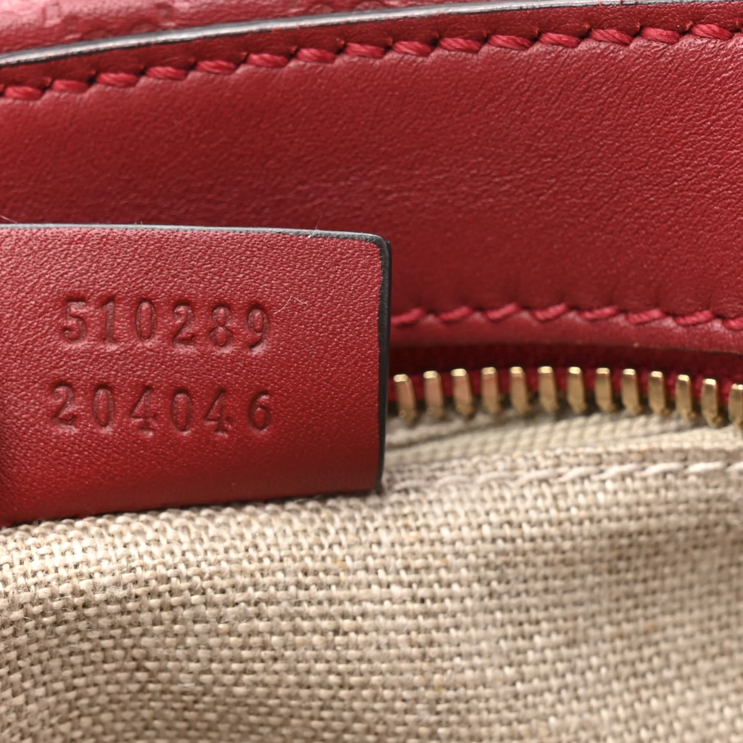 Soft Microguccissima Small Crossbody Bag Rosso - Image 7