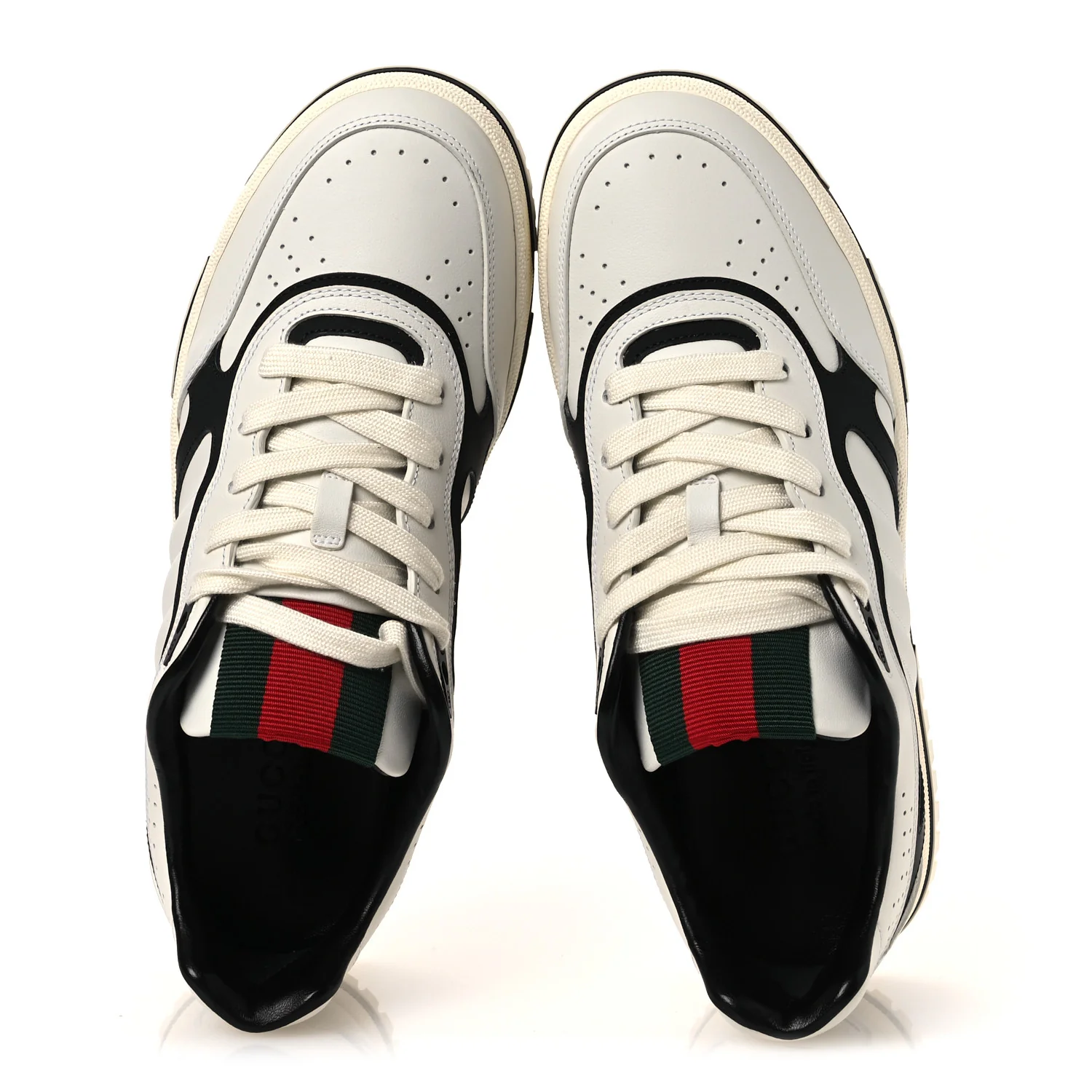 Sparrow Calfskin Mens Re-Web Sneakers 8 Green White Black - Image 2