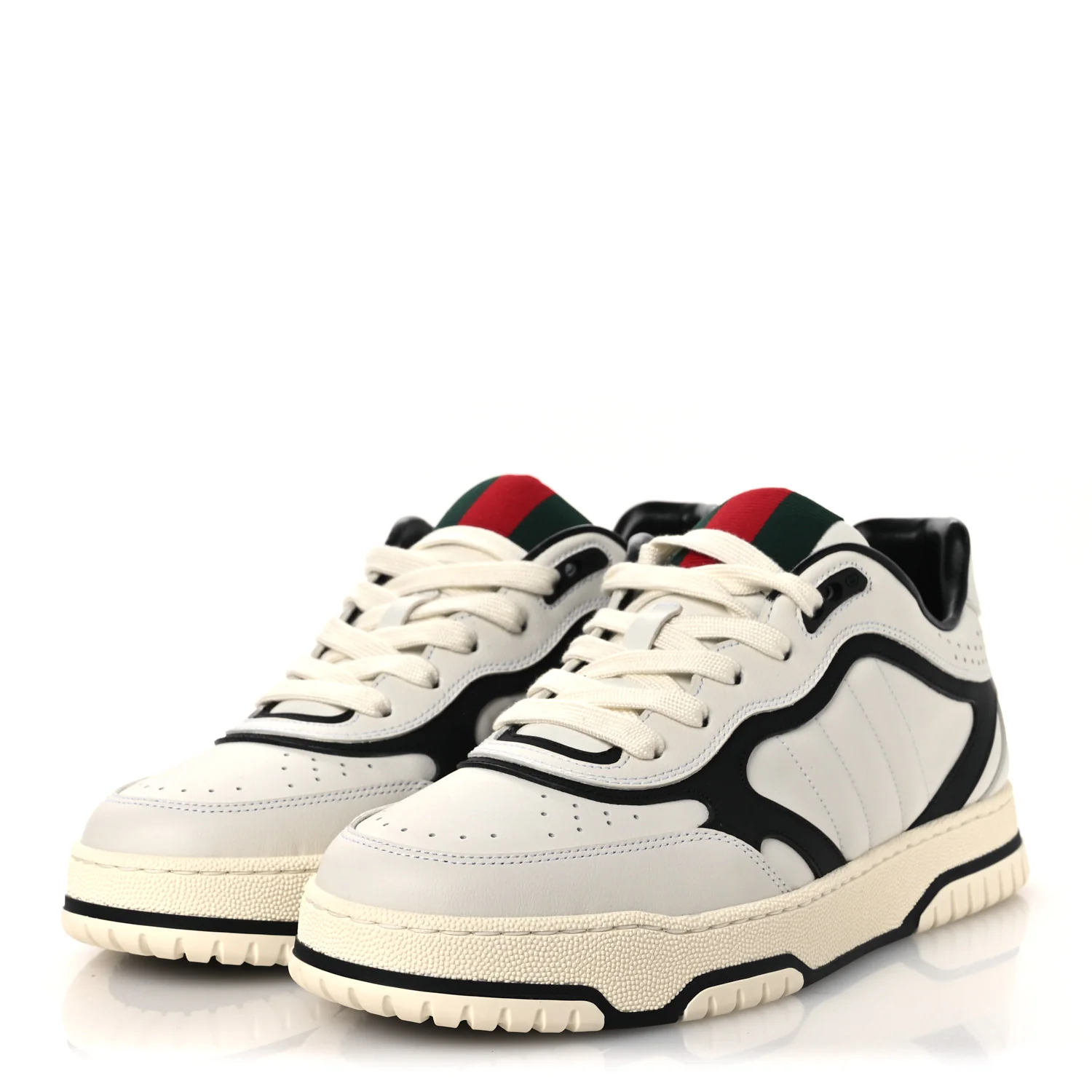 Sparrow Calfskin Mens Re-Web Sneakers 8 Green White Black - Image 4