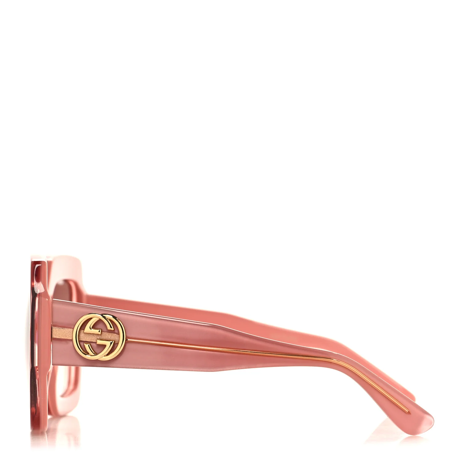 Square Frame GG0178S Sunglasses Rose Brown - Image 3